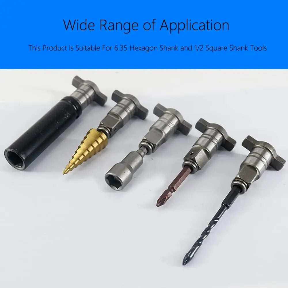 3/1PCS Electric Wrench Adapter Multifunctional Square Head T-shaft Electric Brushless Impact Wrench Shaft Power Tool Accessory