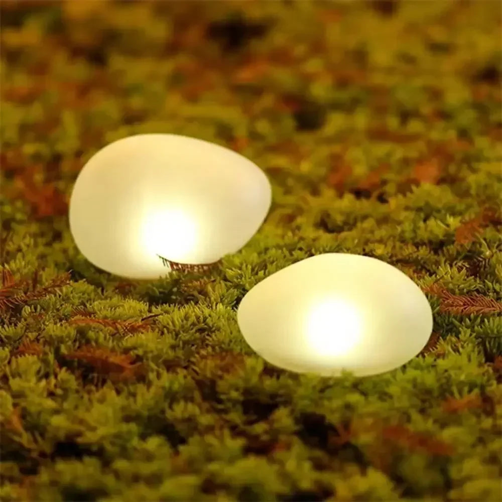 Solar Decorative Frosted Ground Lamp Outdoor Waterproof Garden Light