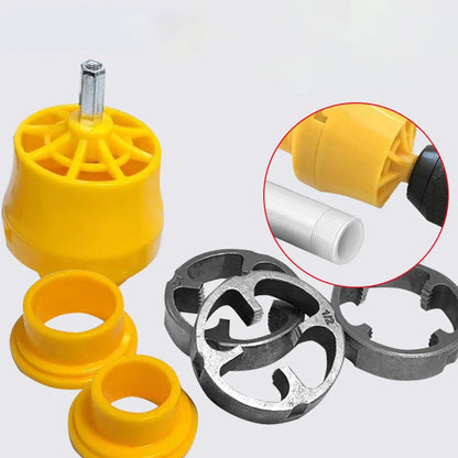 PPR Pipe Threader Kit With 1/2In 3/4 In 1 Inch Dies Pipe Threader Pipe Round Die PVC Pipe Threading Tool Kit Power Tool Parts