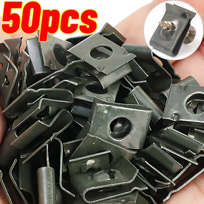 Car U-Type Metal Screw Fastener Clips Anti-Rust Bumper