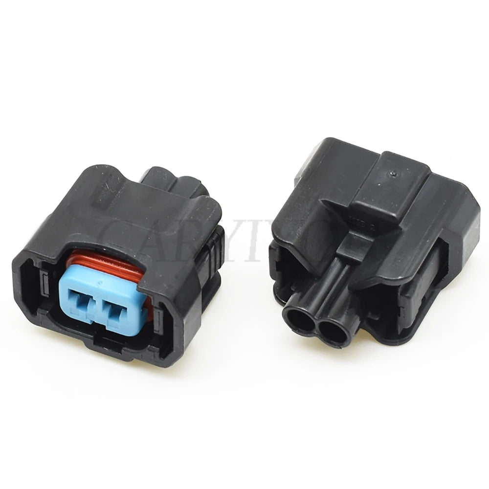 2 Pin Automotive Fuel Injector OBD2 Connector Male and Female Waterproof Wiring Plug Compatible with 6189-0533 for Honda