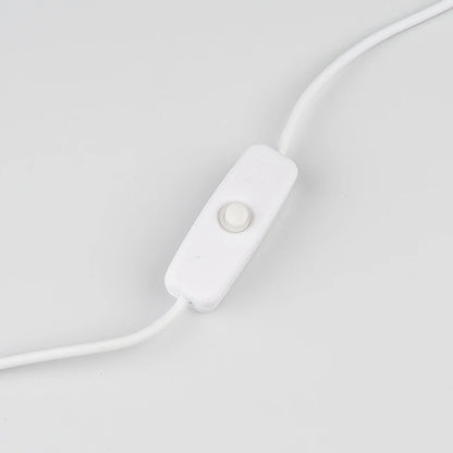 1M/1.5M USB Male To 2 Core Connection Cable 5V Switch Power Supply Wire 501 Button ON OFF 2A For LED Strip Lamp Bulb Light