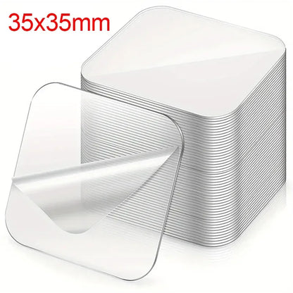 1-50PCS Reusable Ultra-Strong Double Sided Adhesive Tape Nano Transparent Wall Stickers Water Proof Household Products Adhesives