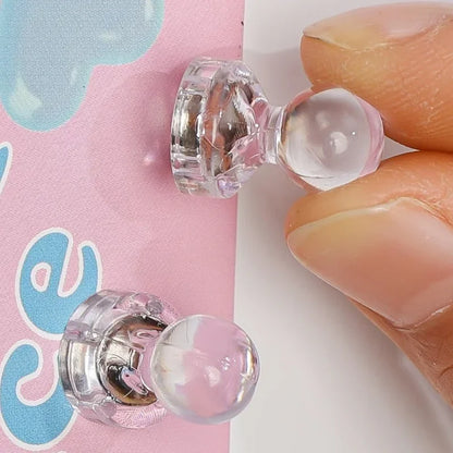 Magnets Push Pin Magnet Refrigerator Fridge Thumbtack Whiteboard Pins Pushpin Clear Map Board Pushpins Tacks Hooks Duty Heavy