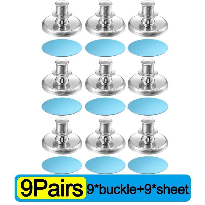 24PCS Detachable Magnetic Curtain Clips Adjustable Light Block Fasteners