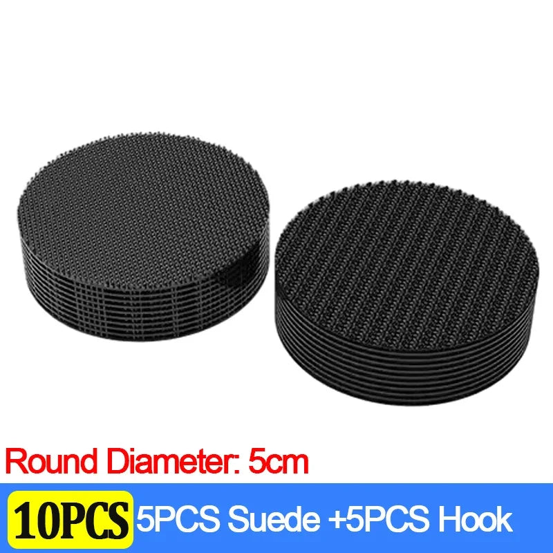 100/2pcs Carpet Fixing Stickers Double Faced High Adhesive Car Carpet Fixed Patches Home Floor Foot Mats Anti Skid Grip Tapes