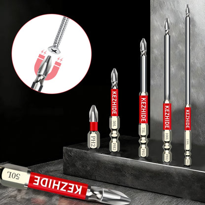 Magnetic Screwdriver Drill Bit Set Alloy Steel Impact Resistant Tips