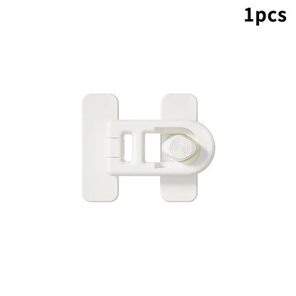 New 1pc Multifunction Useful Refrigerator Door Latch New Plastic Baby Safety Lock Kids Security Protection Cabinet Drawer Lock