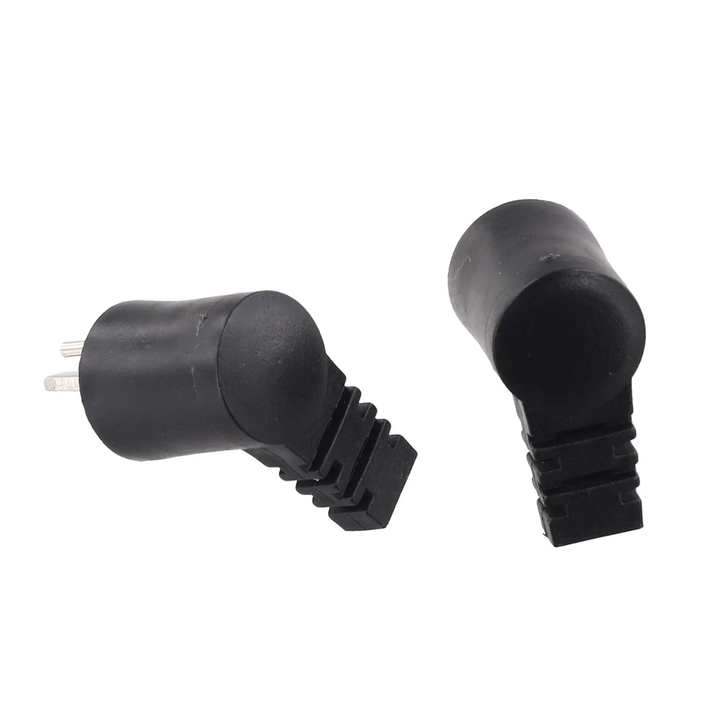 2 Pieces 2 Pin DIN Right Angle Speaker Cable Connectors for Loudspeaker Applications with Screw Terminal Design