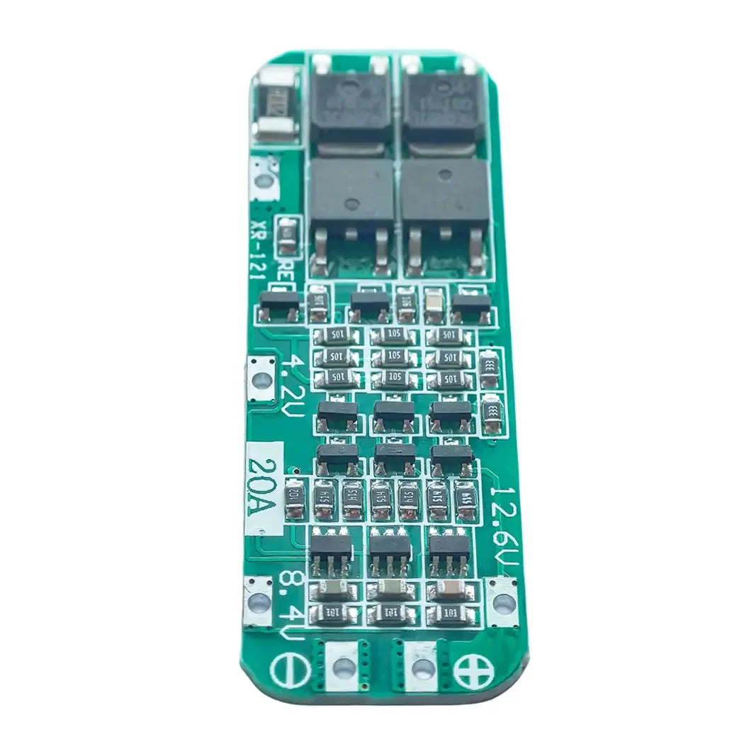 3S 20A Lithium Battery BMS Protection Board 3.6V-12.6V for 18650 Li-ion Cells and Drill Motors