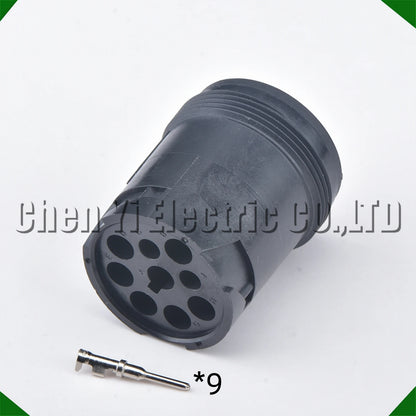 9 Pin Automotive Waterproof Diagnostic Connector – Circular Wire Harness Plug HD16-9-1939P/HD16-9-1939S for Deutsch J1939 Truck