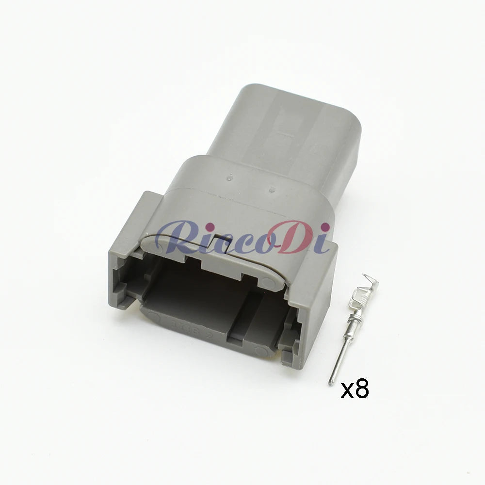 DTM04-8P / DTM06-8S Deutsch DTM Series 8-Pin Waterproof Connector — Automotive Plug with Terminals
