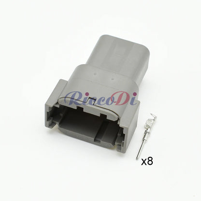DTM04-8P / DTM06-8S Deutsch DTM Series 8-Pin Waterproof Connector — Automotive Plug with Terminals