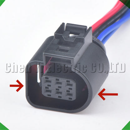 6 Pin Auto Temp Sensor Reversing Radar Throttle Valve Connector Injection Plug 42121700 3B0973813 1J0973713 4H0973713 5N1973206