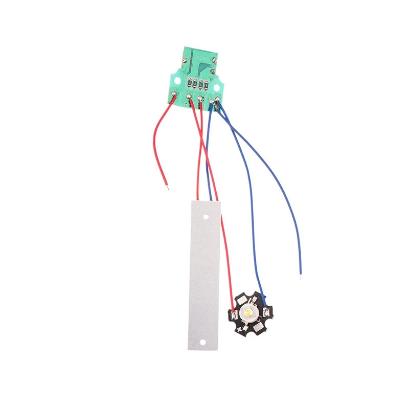 DC 3.7-5V Double LED Light Board with Switch DIY Lamp