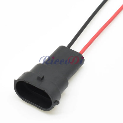 2 Pin 2.8mm Waterproof Fog Lamp Connector DJ7028Y-2.8-11/21 for H11 H8 H9 Headlight Male Female