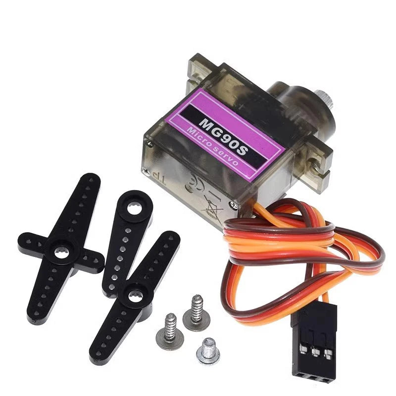 MG90S 9g Digital Servo with Plastic Gears for RC Helicopter, Plane, Boat, and Car