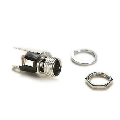 METAL Power Supply Female Panel Mount 5.5 X 2.1 MM Accessories Kits SOCKET Solder Lug 24V DC Electrical Equipment