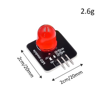 DC 3.3–5V 10mm LED Light-Emitting Module with Sensor for Arduino