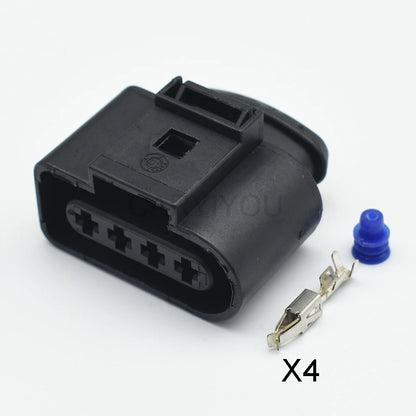 4 Pins Male Female Ignition Coil Wire Connector Plug 4B0973724 638245-1 1J0973724 1J0973824 for VW Audi