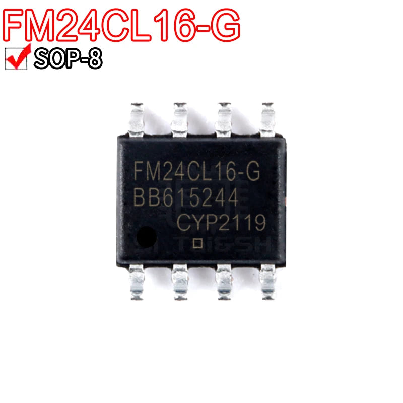 5PCS FM24CL64B FM24CL16-G FM6316FE SOP-8 I²C SPI FRAM Memory IC