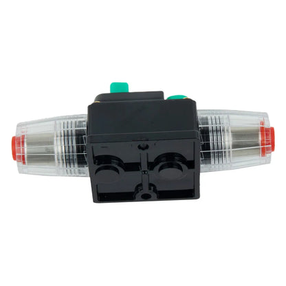 Car Boat 10A to 100A AMP Circuit Breaker Fuse Reset for 12V 24V 48V DC with Waterproof Housing and Manual Reset for Overload