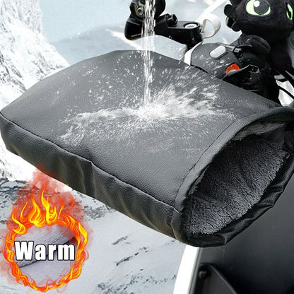 Motorcycle Handlebar Muffs Winter Equipment Mitts Warmer Gloves Waterproof Handmuffs Bicycle Handle Cover Hand Covers Warmers