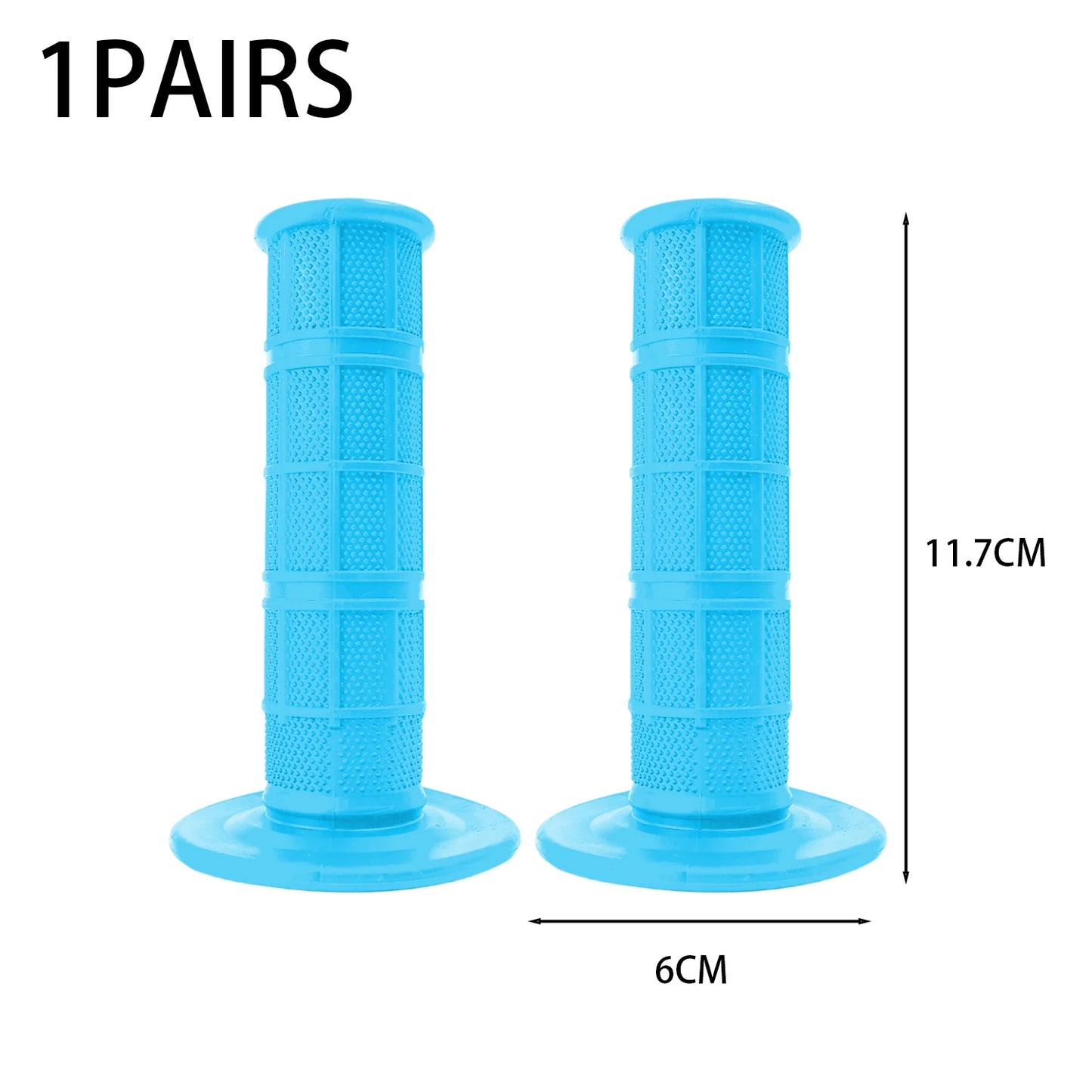 Universal Soft Silicone Motorcycle Handlebar Grips Anti Slip Gel Handle Bar Cover Dirt Bike Motocros Scooter Shock Absorb Sleeve