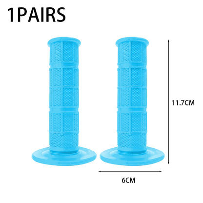 Universal Soft Silicone Motorcycle Handlebar Grips Anti Slip Gel Handle Bar Cover Dirt Bike Motocros Scooter Shock Absorb Sleeve
