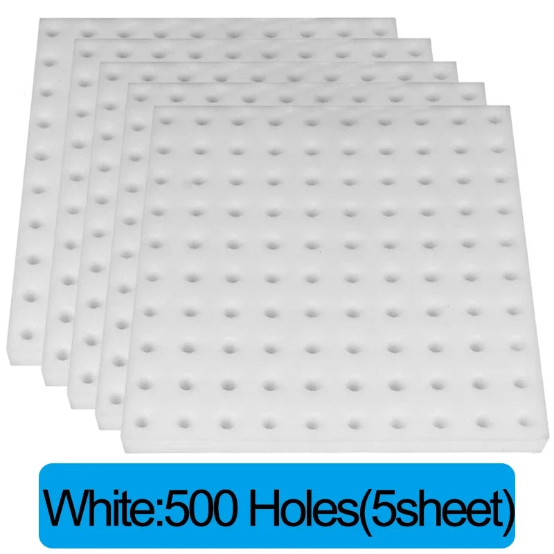 500/100PCS Hydroponic Plant Sponge Garden Cultivation Seedling Soilless Culture Planting Tools Vegetables Nursery Pots Trays