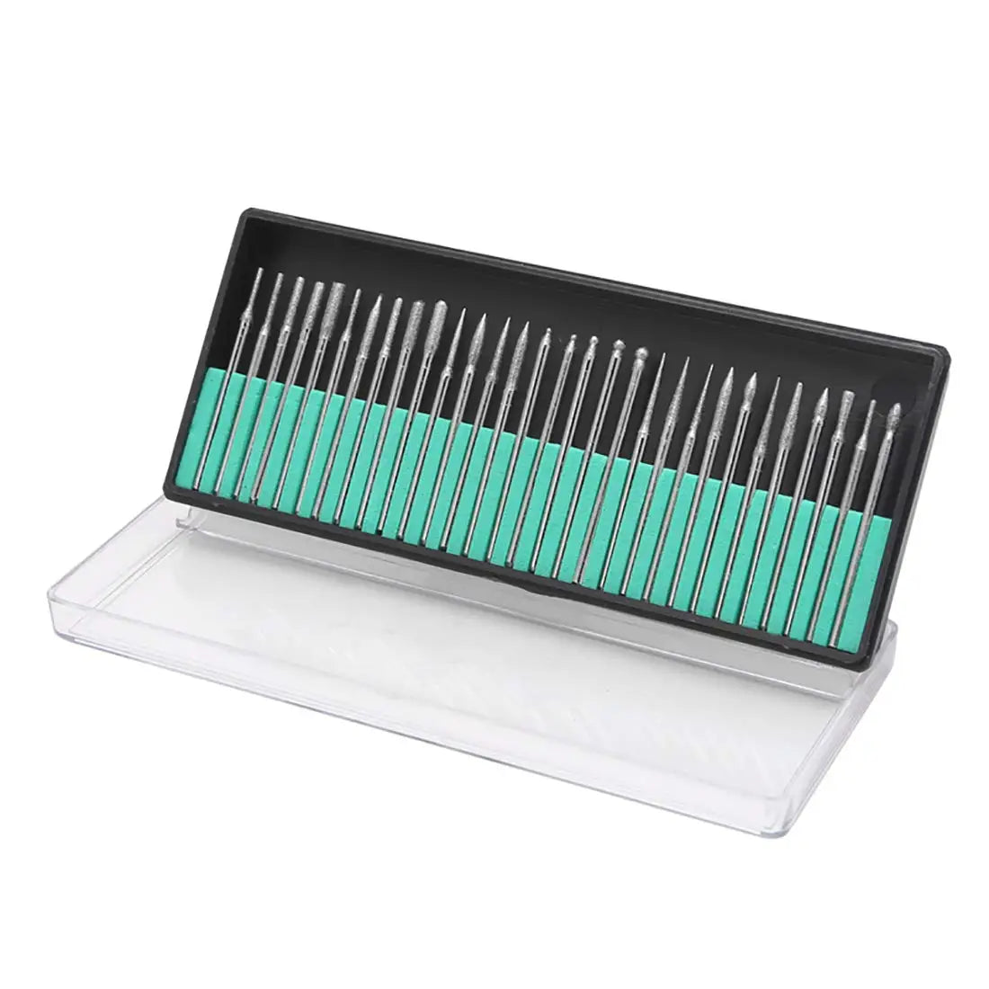 30pcs Diamond Grinding Burr Set 2.35/3mm Rotary Tool for Engraving & Polishing