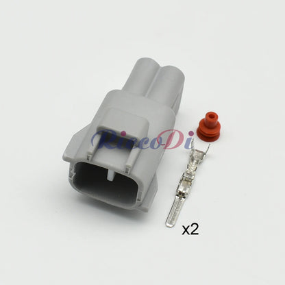 2 Pin 2.2mm Waterproof Turn Signal Connector 6189-0175 DJ70216Y-2.2 for Toyota Wiring Harness