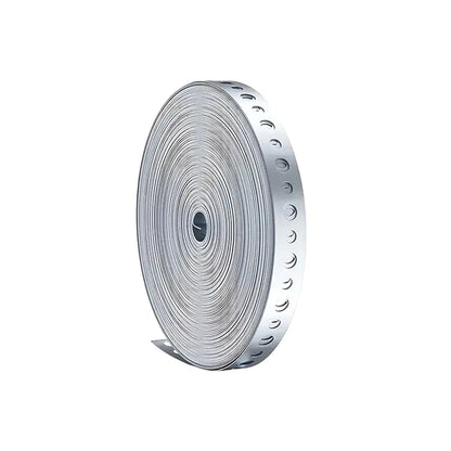 15M Galvanized Steel Tape Pre-Punched Multi-Slot Metal Tape for Pipe Support and Sheet Metal Work Hoop Sign Board