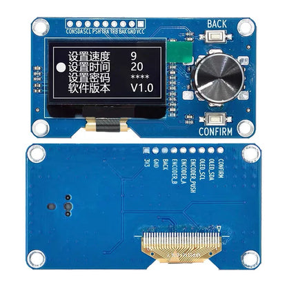1.3-Inch and 0.96-Inch OLED Display with EC11 Rotary Encoder Module I2C Interface