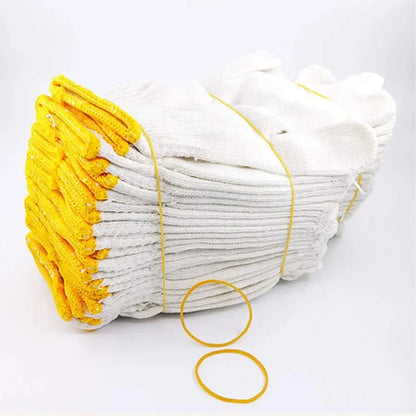 Wholesale Elastic Rubber Bands – Stretchable Yellow O-Rings Latex Fasteners for Office & School Stationery Supplies (Bulk Pack)