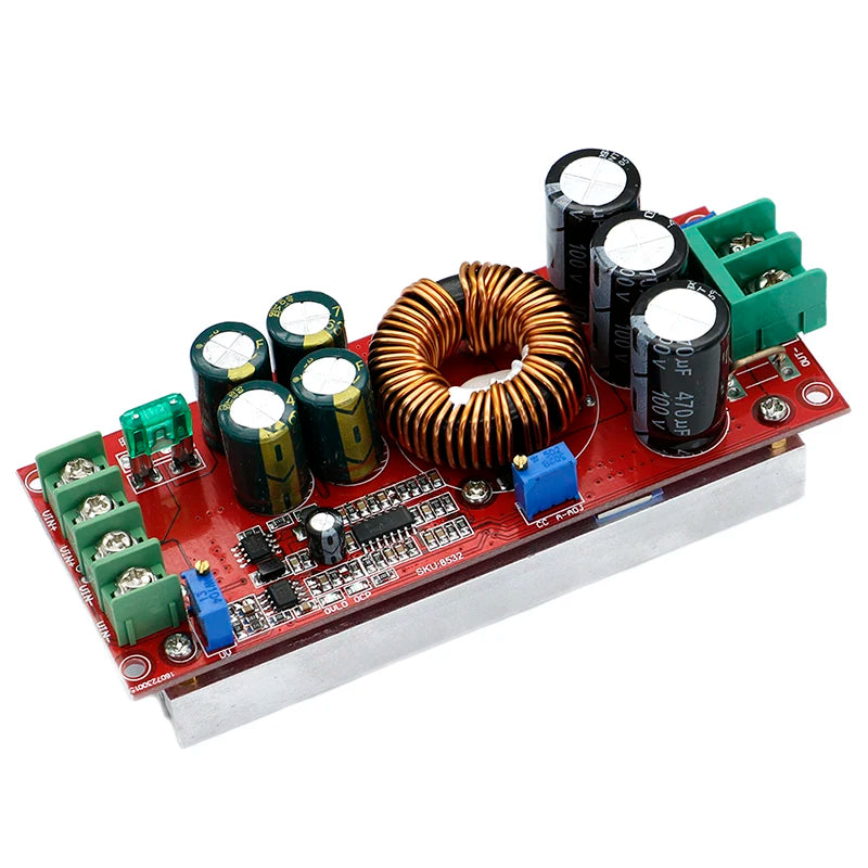 8-60V to 12-83V DC-DC Converter 20A 1200W Step Up Buck Boost Module