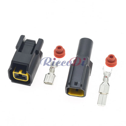 7222-2418-30 / QLW-A-1M / QLW-A-1F Automotive Waterproof Wiring Connector — Male & Female Terminal Set