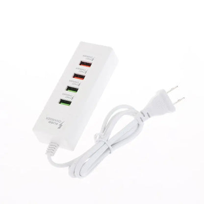 Multi Splitter Adapter Portable Travel Charger, 4 Ports USB Quick Charger, USB-C Charging Power Strip