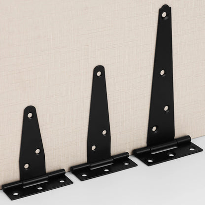 Iron Cold Rolled Steel T Shape Hinge Iron Triangle Hinge Sturdy Shed Hinge Door Gate Hinges for Home Store Furniture Hardware