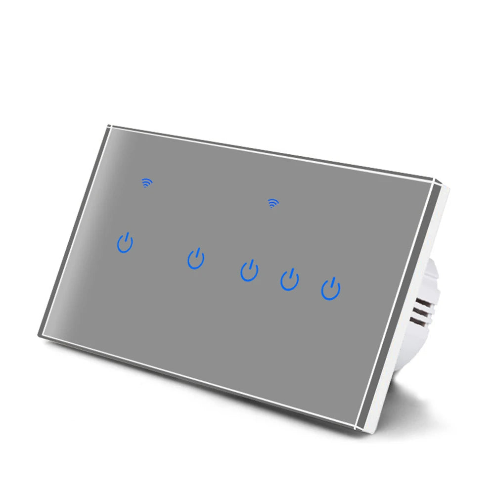 Home Automation Smart Home Experience WiFi Touch Switch Voice Control Switch Smart Home 100-240Vac 50 60Hz Sleek Modern Design