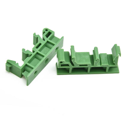 PCB DIN C45 Rail Mount Adapter for DIN 35 Mounting Rails, Plastic PCB Bracket Clips, 35mm Electrical Part