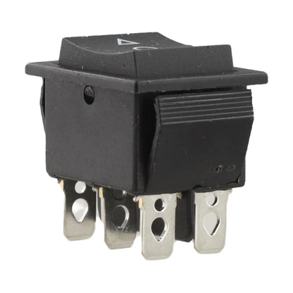 2 Pack 6 Pin DPDT Pole Throw Momentary Rocker Switch Snap In Terminals for Car Motorcycle Boat and Electrical Equipment