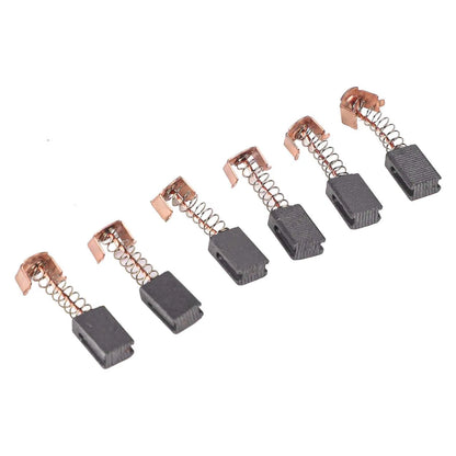 Carbon Brushes Set of 6 5x8x12mm for Angle Grinder G720 Spare Parts to Replace Worn Brushes and Restore Motor Brake