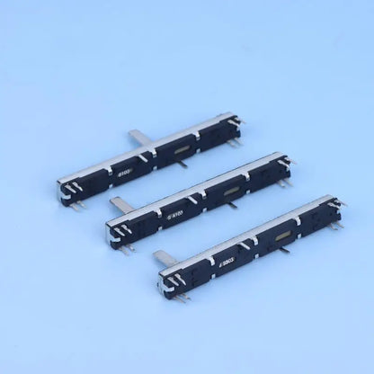 1pcs 75mm Straight Slide Potentiometer 8Pins A103 Double Fader A10K Soundcraft EFX8 Fader A10Kx2 A20KX2 A50KX2 B10KX2 A103 A203