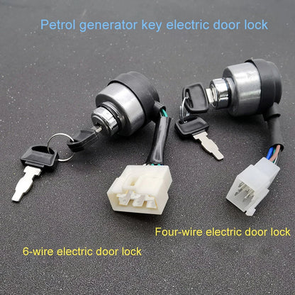 Generator Ignition Key Switch 4/6 Wire – 168F (2-3KW) & 188F (5-8KW)