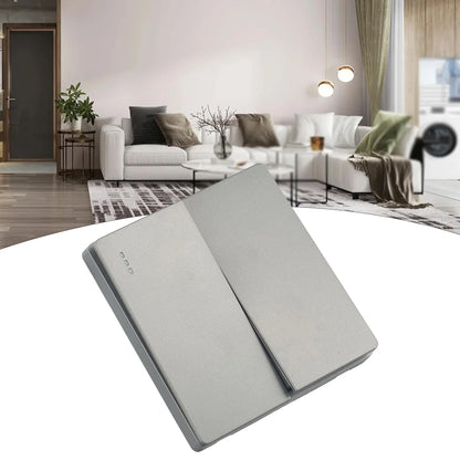 None Gray Button Switch Switches 1 2 3 Gang 86mm Flame Frameless PC Material Push Retardant Rocker Switch None