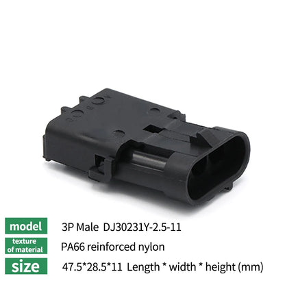 2.5 Series Waterproof Connector 1/2/3/4/6 Pin Male Female for Haltech MAP TPS GM