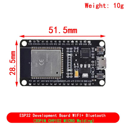 ESP32 Development Board WiFi + Bluetooth CP2102/CH340C Ultra-Low Power Wireless Module ESP32-32 NodeMCU-32S