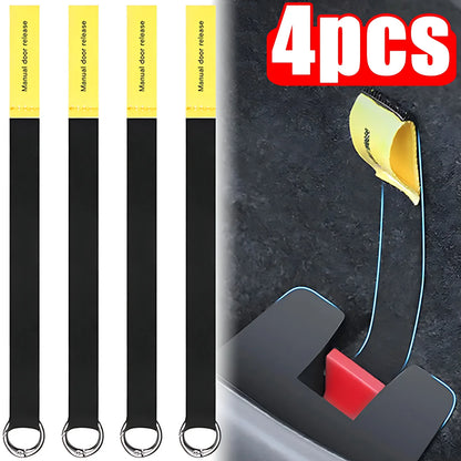 Rear Door Emergency Safety Pull Rope – Emergency Handle Car Accessory for Tesla Model Y (2021-2023) & Highland 2024 (4/1PCS)
