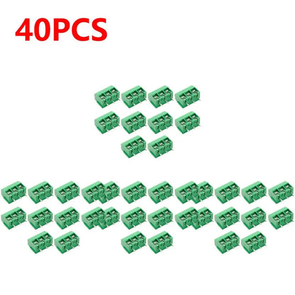 PCB Mount Screw Terminal Block Connector KF301 2P-4P 5.0 / 5.08mm Straight Pin